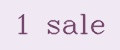 1 sale
