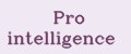Pro intelligence