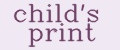 child's print