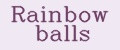 Rainbow balls