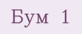 Бум №1