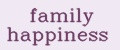 family happiness