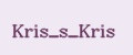 Kris_s_Kris