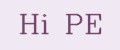 Hi PE