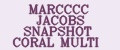 MARCCCC JACOBS SNAPSHOT CORAL MULTI