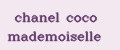 chanel coco mademoiselle
