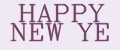 HAPPY NEW YE