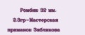 Ромбик 32 мм. 2.3гр-Мастерская приманок Зябликова