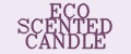 ECO SCENTED CANDLE