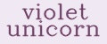 violet unicorn
