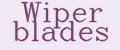 Wiper blades