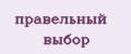правельный выбор