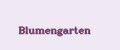 Blumengarten