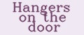 Hangers on the door