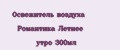 Освежитель воздуха Романтика Летнее утро 300мл