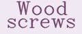 Wood screws