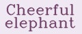 Cheerful elephant